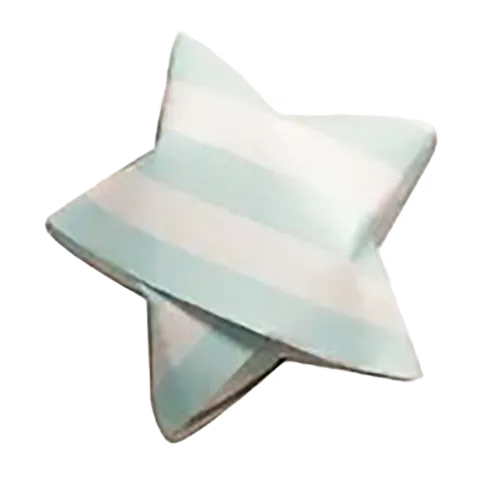 Paper star sticker